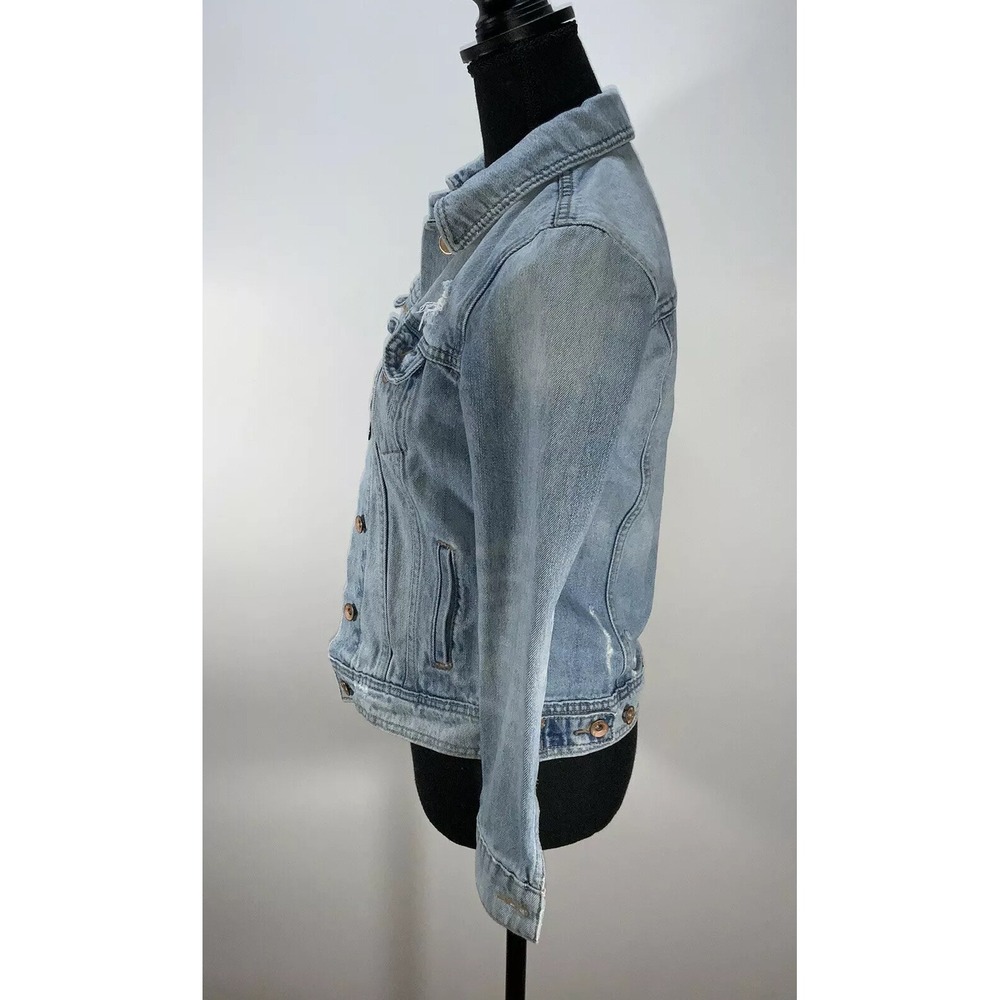 Old Navy Light Blue Denim Jacket Women's Size XS - Picture 7 of 9